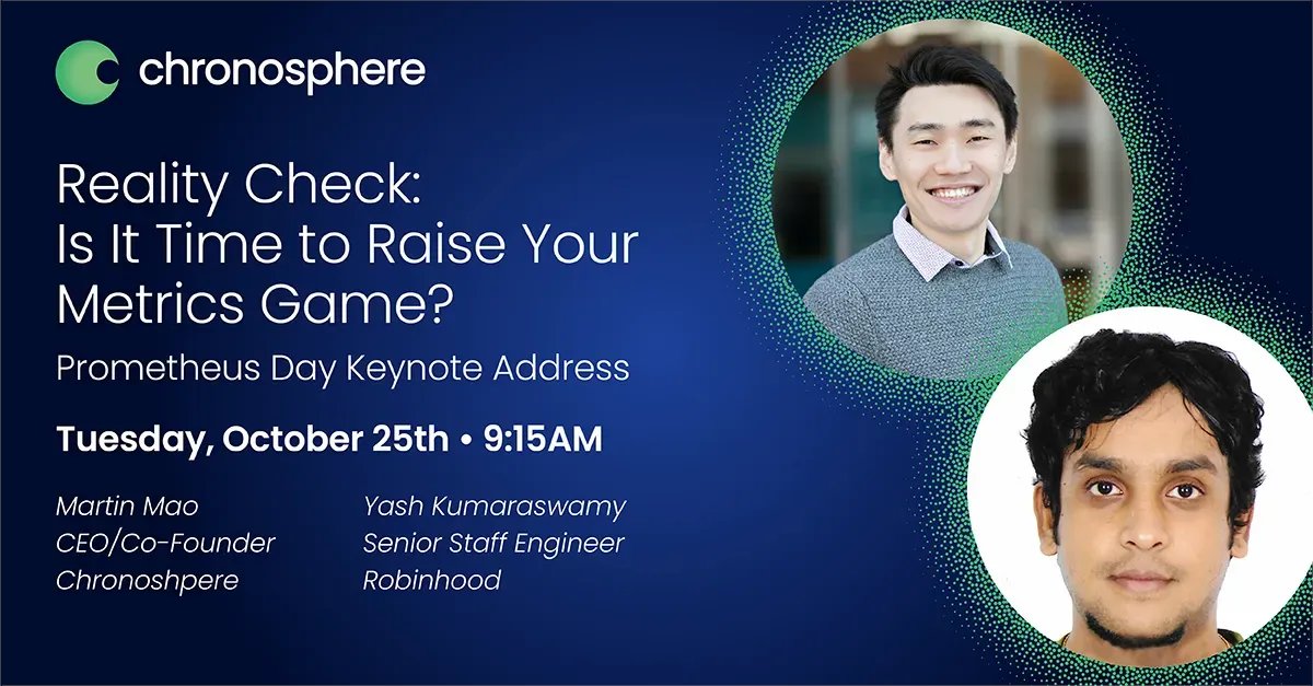 chronosphereio's tweet photo. Today, @chronosphereio's Co-founder and CEO @martin_c_mao and @RobinhoodApp's Yash Kumaraswamy will be delivering the keynote session at #PrometheusDay, a co-located event with #KubeCon + #CloudNativeCon. Learn more at: https://t.co/HHntRWYPTn https://t.co/lF7eHrlleM
