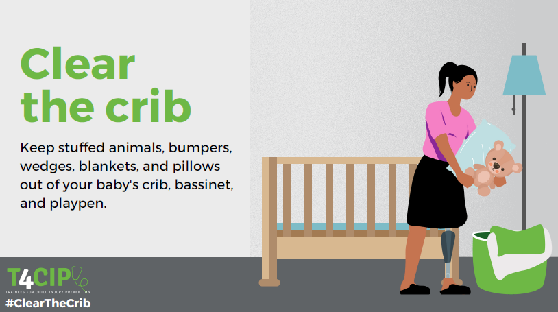 RachelMoonMD's tweet photo. A3: Baby should be on back #BackisBest, in crib with nothing but baby #CleartheCrib. #Breastfeed as much and long as possible @CIRPatNCH https://t.co/zvKVkXYCAb