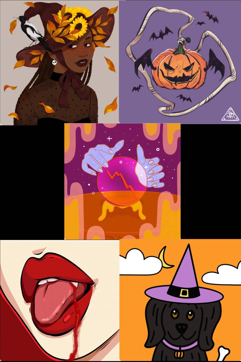 𓂀Jana Stern𓂀✨ (@janasternhealer) on Twitter photo Got my #TrickorTreat NFTs from <a href="/HunnysNFT/">Hunnys 💛 Claim Free Bunny Club 🐰</a> and I love them!!!
<a href="/Whimsy_Sisters/">Whimsy Sisters</a>
<a href="/AswangTribe/">Aswang Tribe</a>
<a href="/stardust7inc/">Stardust7 🌕</a>
Anyone know the last two? Got my #TrickorTreat NFTs from <a href="/HunnysNFT/">Hunnys 💛 Claim Free Bunny Club 🐰</a> and I love them!!!
<a href="/Whimsy_Sisters/">Whimsy Sisters</a>
<a href="/AswangTribe/">Aswang Tribe</a>
<a href="/stardust7inc/">Stardust7 🌕</a>
Anyone know the last two?