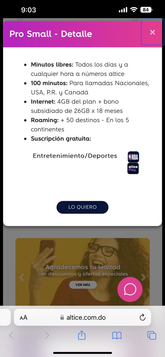 AlanAlemany's tweet photo. entonces @altice_do  que solo  aplica para nuevos usuarios porque aunque anuncian 30Gb realmente el plan tiene 4GB@ProConsumidorRD https://t.co/yNF7xBiEy4