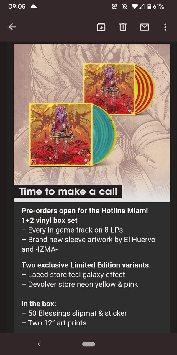binaryBrandon's tweet image. HOTLINE MIAMI 1+2 SOUNDTRACK BOX SET

I REPEAT:
HOTLINE MIAMI 1+2 SOUNDTRACK BOX SET