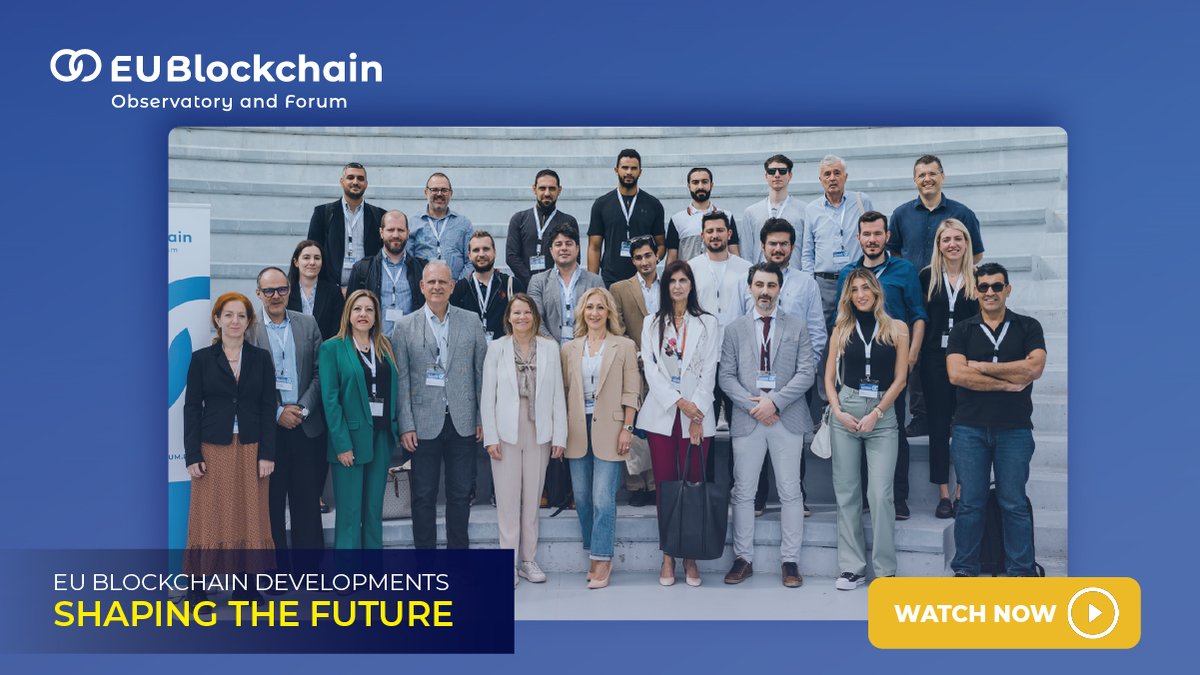 📍 EU Blockchain developments: shaping the future During the 2nd hybrid event of the year, numerous speakers took part in a variety of panels and keynotes on #blockchain trends & #innovation in Europe and beyond. 📽️ Missed it? Watch the video here: youtu.be/e6MPLZB1fek