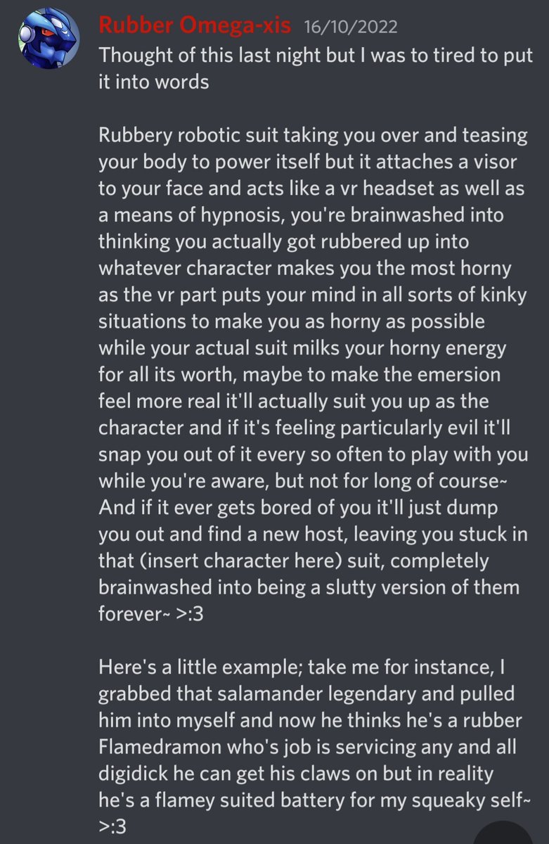 RubberDuster's tweet photo. Okay the votes have it I guess so here's a little kinky idea/scenario I came up with a bit ago, this is definitely not what's currently going on with me, perish the thought https://t.co/xufrIxHmY9