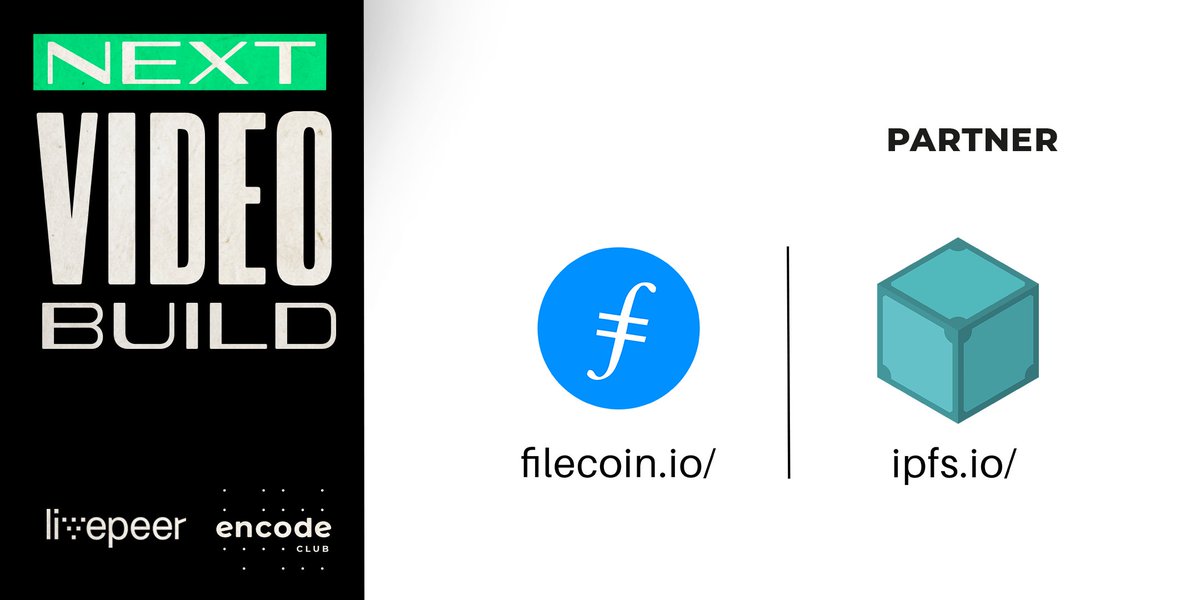 We’re pleased to announce that @IPFS/@Filecoin are joining the @encodeclub x @Livepeer Next Video Build Hackathon as a Partner! 🔥🎉 The IPFS/Filecoin team will offer: 🌟Challenges 🛠️Technical workshop Stay tuned for updates! 👀 Info & registrations 👇 ow.ly/2xxj50Lj48B