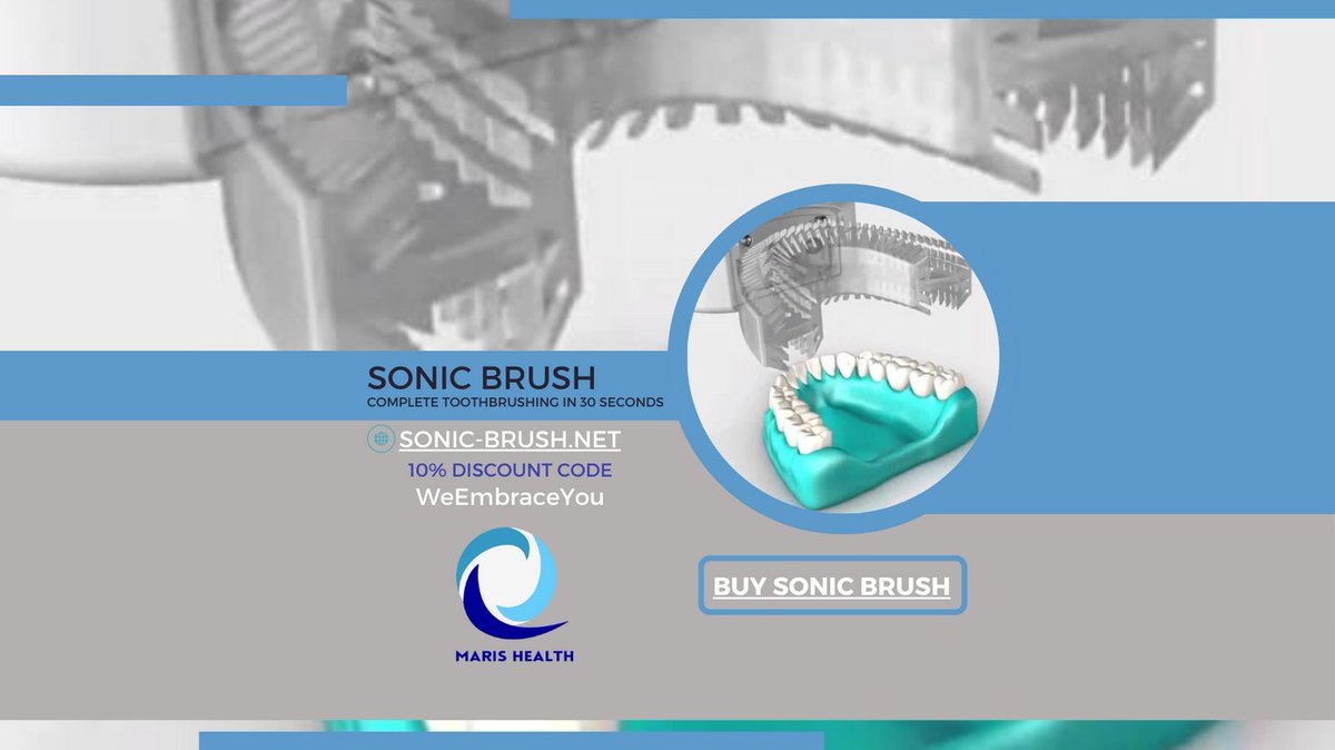 MarisHealthLLC's tweet photo. Want to save time? Save three (3) minutes by brushing all your teeth at once with the Sonic Brush.  Check out the selection of brushes at https://t.co/6OooJiYXR2 and save 10% with coupon code: WeEmbraceYou.
O O O 
#sonicbrush #toothbrush #cleanteeth
#ADL #ALS #Caregiving https://t.co/yoyeSMShds
