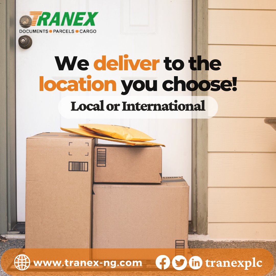 Local or International, we'll deliver to your location of choice. 

Send us a dm or Whatsapp message on 08123682573 

#localshipping #internationalshippingavailable #nationwideshipping📦✈️ #shiptoyourdoor #shiptoyourlocation #logisticsindustry #logisticsinlagos