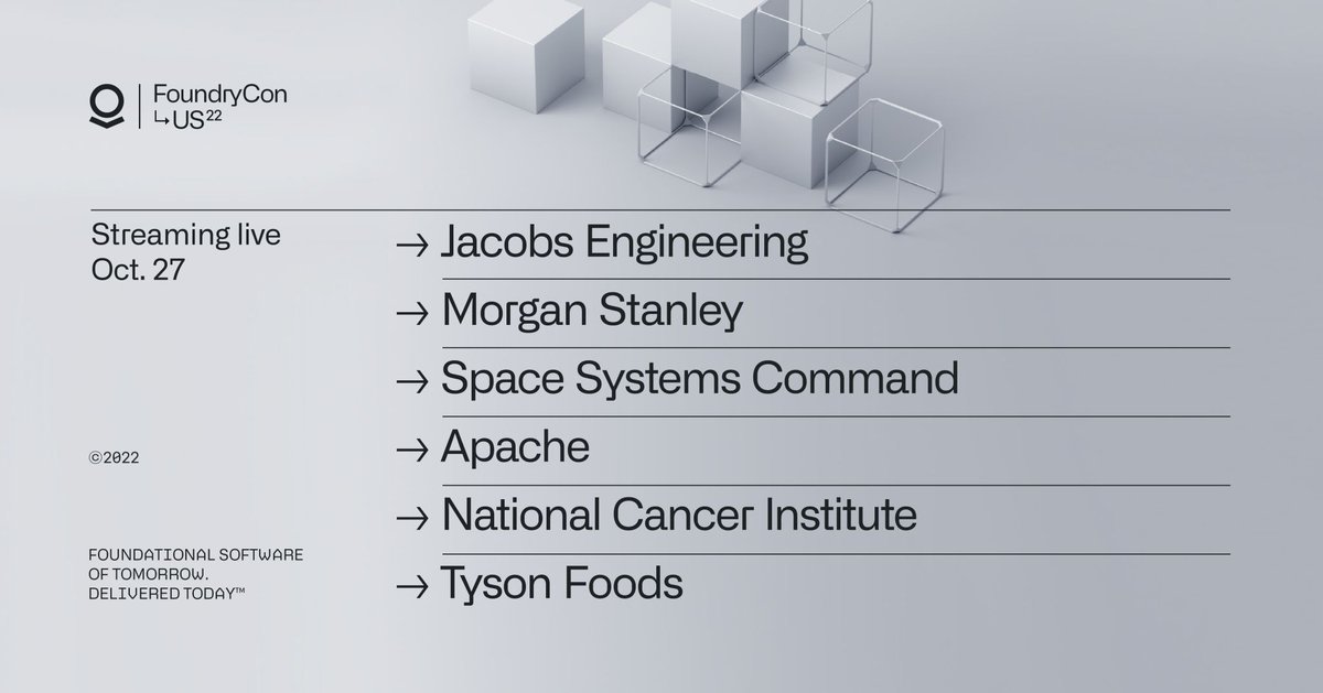 sachinvats's tweet image. #FoundryCon by @PalantirTech