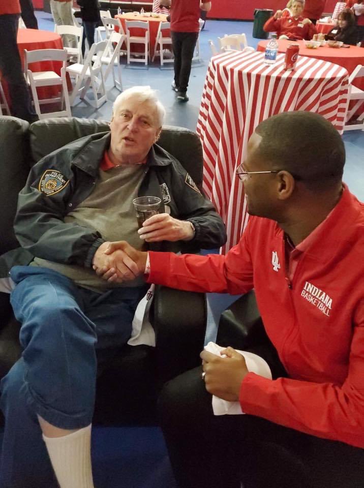 What a cool experience to play for this guy. Sending positive energy his way. Happy birthday to a great basketball teacher! #bobknight #thegeneral #82 #iubb 🔴⚪️