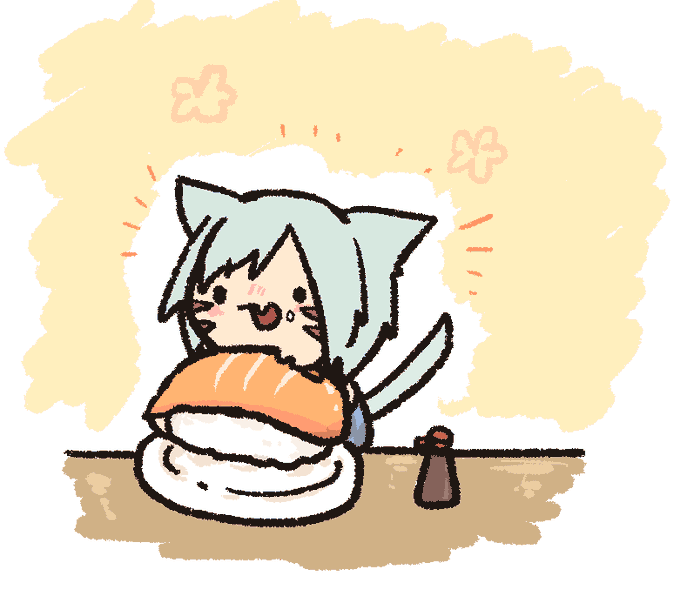 おすしがたべたいです 