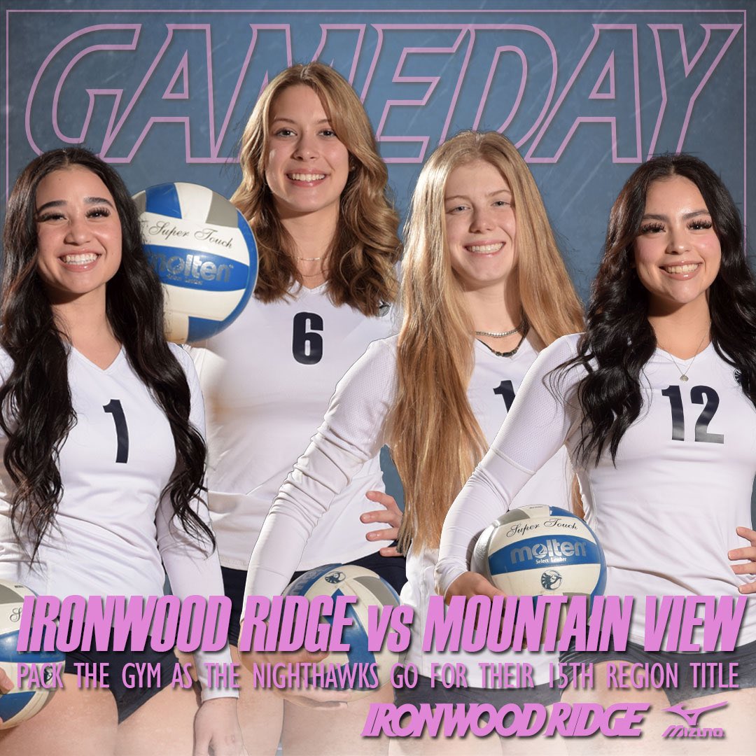 nighthawkvb's tweet photo. #GAMEDAY
The Nighthawks host Mountain View tonight with the 5A Southern Region Championship on the line. Come out and join the #BlockParty in the Volleyball Gym!
#JuniorPower | #7thMan | #NighthawkNation https://t.co/mFxYIu6y5T