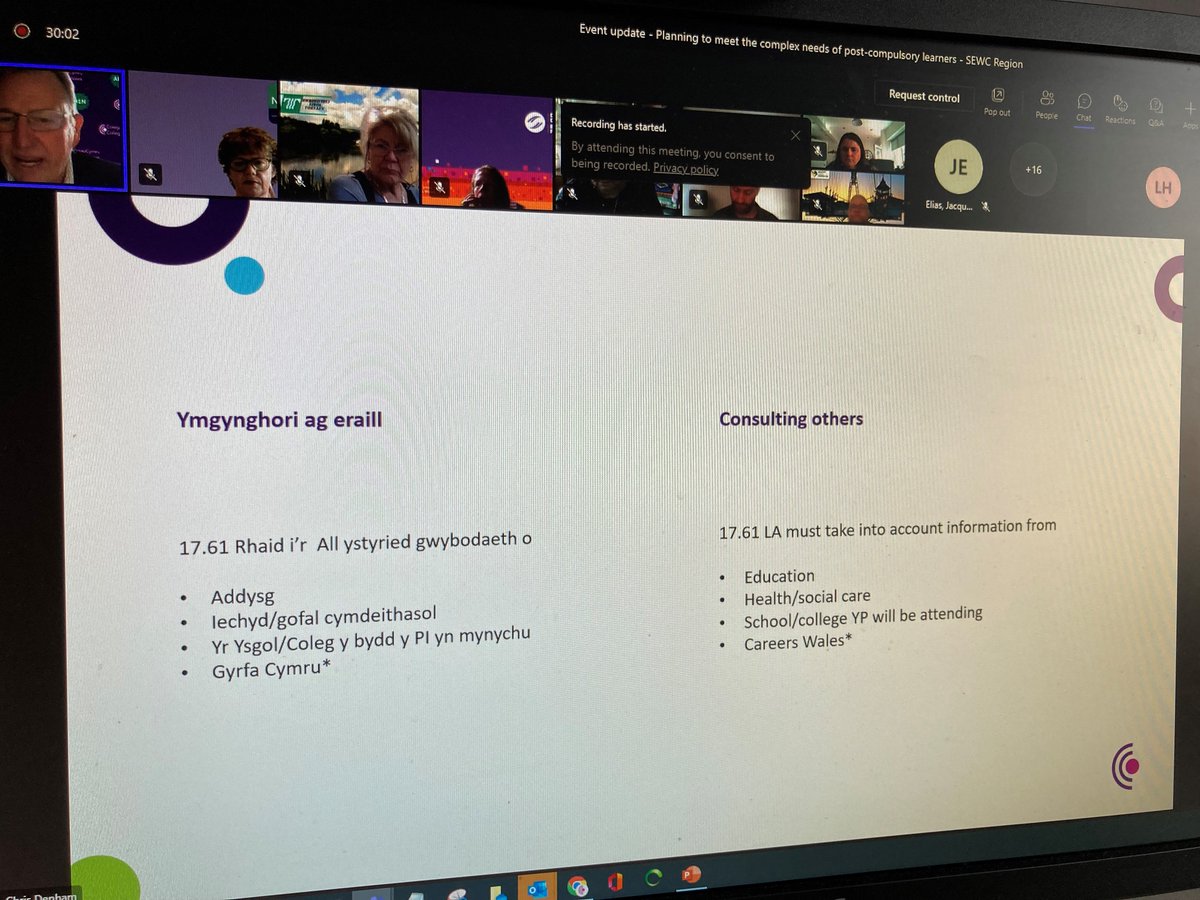 ColegauCymru's tweet image. We’re pleased to host the first of 4 events looking at helping local authorities to meet the complex needs of post-compulsory learners as part of the implementation of the new #ALN and Education Tribunal (Wales) Act 2018
@ALNSWMWales @denhamcs

#additionallearningneeds #FE