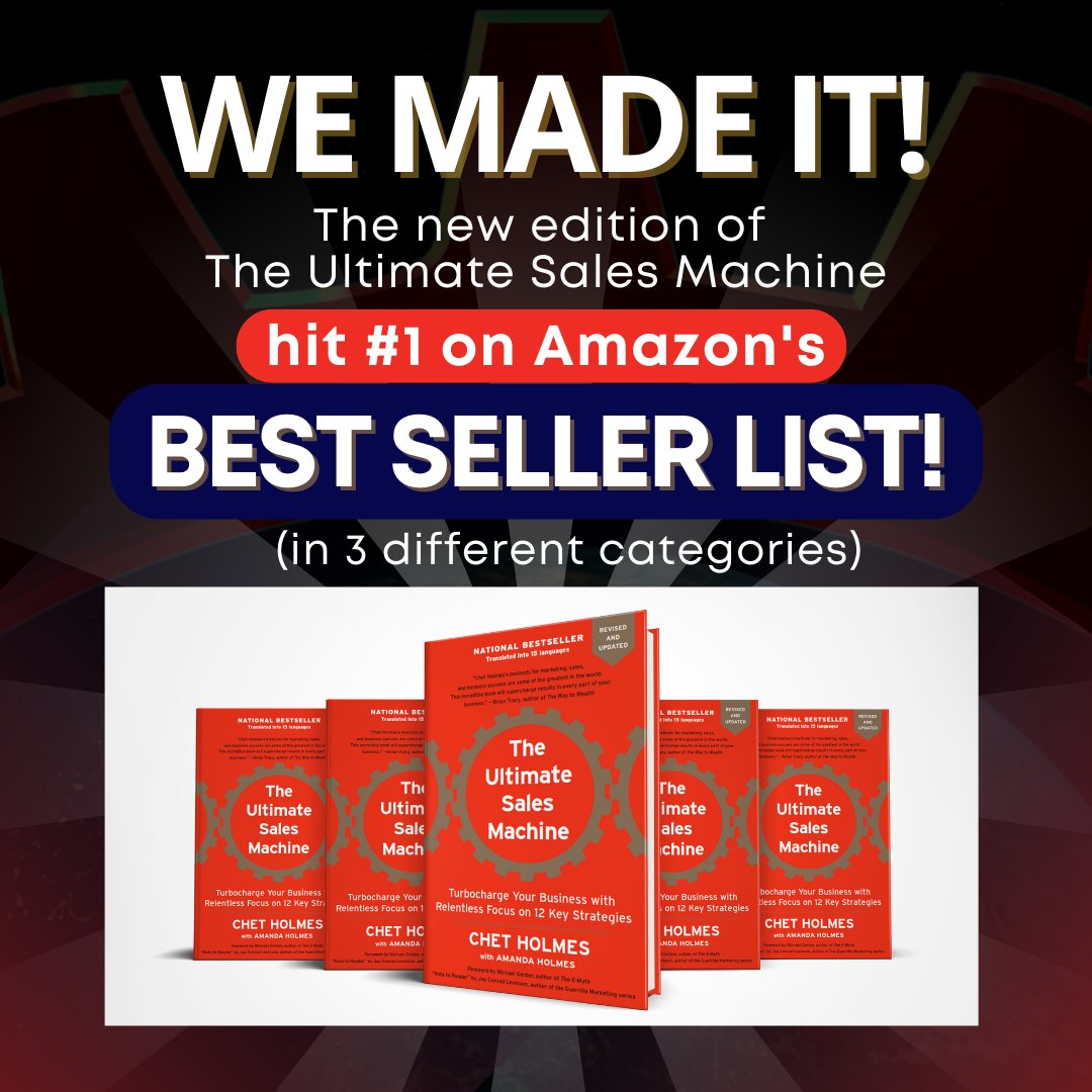 WE MADE IT!!!🎉🎉🎉

We hit #1 best seller list on Amazon! In 3 different categories!!!!

15 years after its release, we are number one again. 🙌

All of this wouldn’t have been possible without a ton of people’s help. It’s taken a VILLAGE! Thank you to all of you!