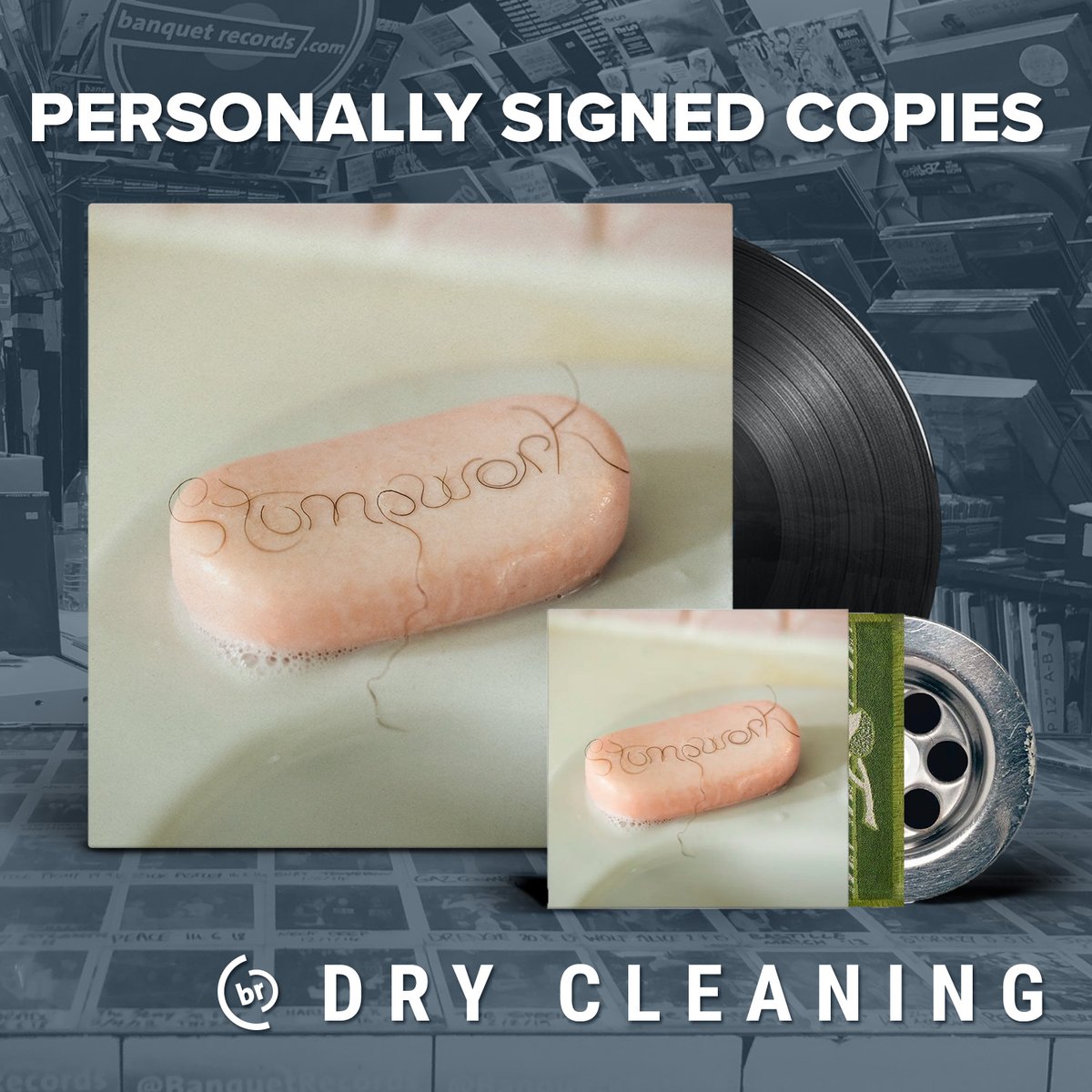 ✍️ DRY CLEANING - SIGNED ✍️ fancy picking up a personally signed copy of the new album 'Stumpwork'? head on over to banquetrecords.com/dry-cleaning/s…