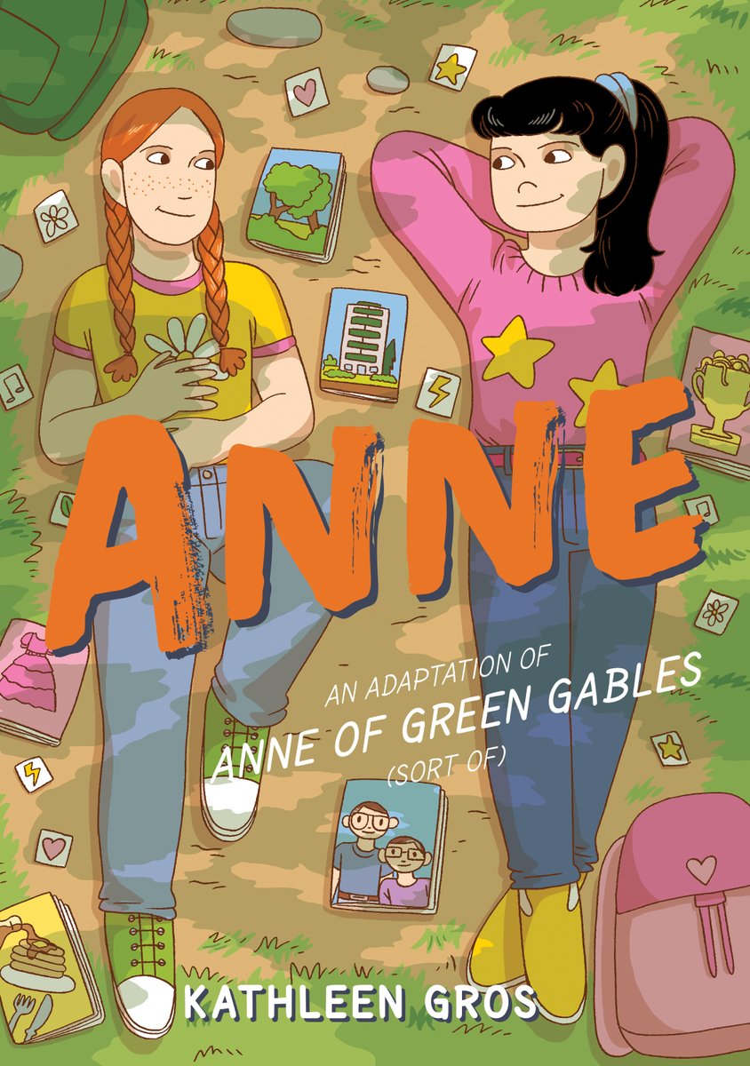 Happy book birthday @kagcomix on the publication of ANNE - AN ADAPTATION OF ANNE OF GREEN GABLES (SORT OF)! And congratulations to the team at @QuillTreeBooks @alyssammiele