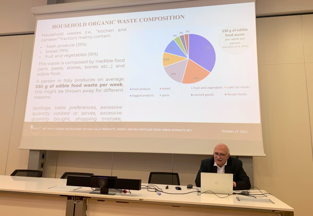 LE2Cluster's tweet photo. In media, lo scarto organico prodotto da ogni individuo è pari a circa 0.5 kg a settimana🥬🥙🍊
Il progetto #REVENUE ha valorizzato gli scarti alimentari con processi di conversione in #bioraffinerie trasformandoli in prodotti #biobased e #bioenergia ♻️

#scartiorganici https://t.co/NIpI6bns7X