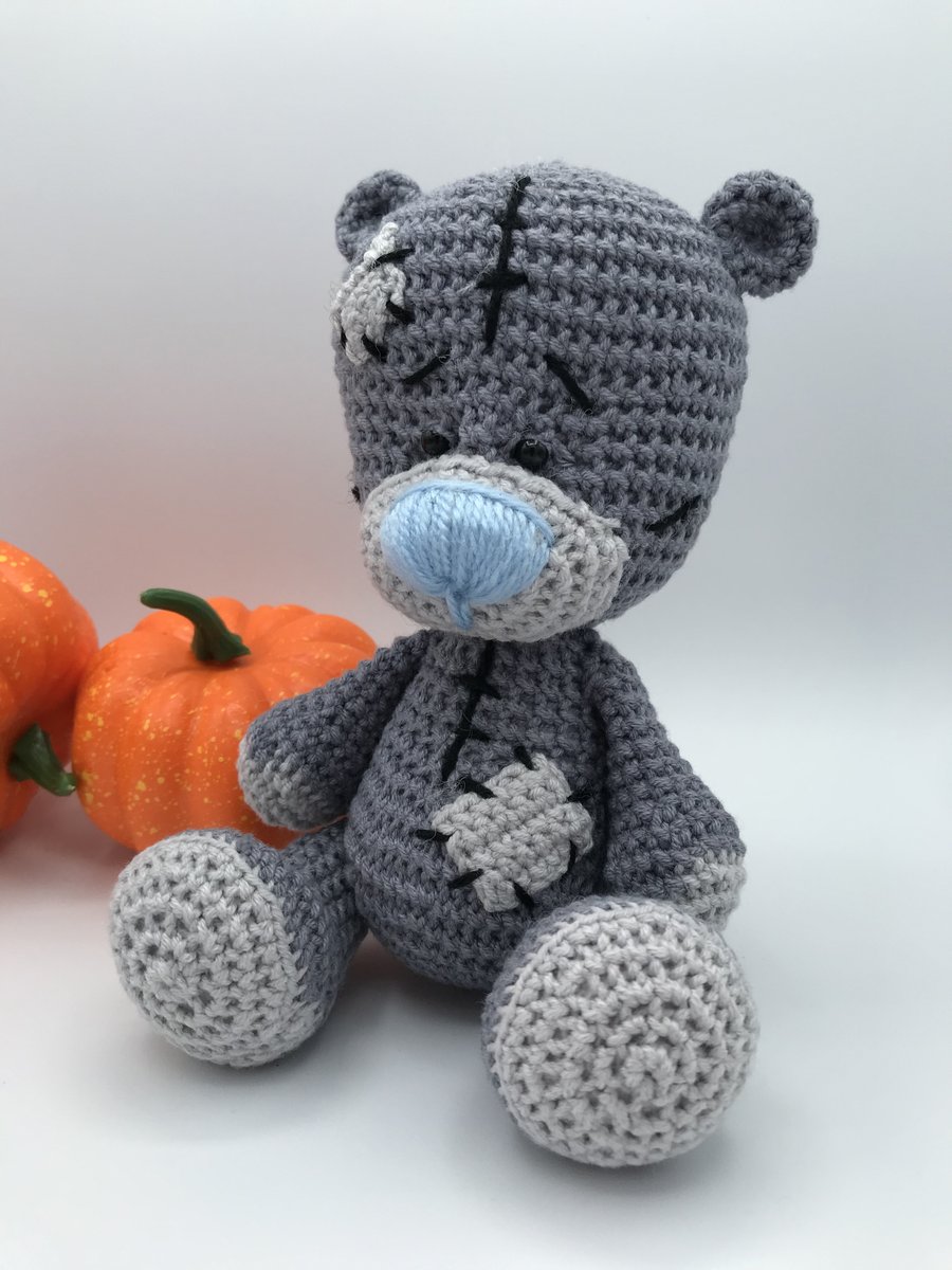 glassermarkers's tweet photo. Crochet PATTERN - Tatty Teddy Bear for semi cotton yarn. Grey  by KateandmomShop https://t.co/RbXK1EyAGU via @Etsy  #cottonyarn #crochet #crochetpattern #teddybear #tattyteddybear https://t.co/OF4YGvOAaw