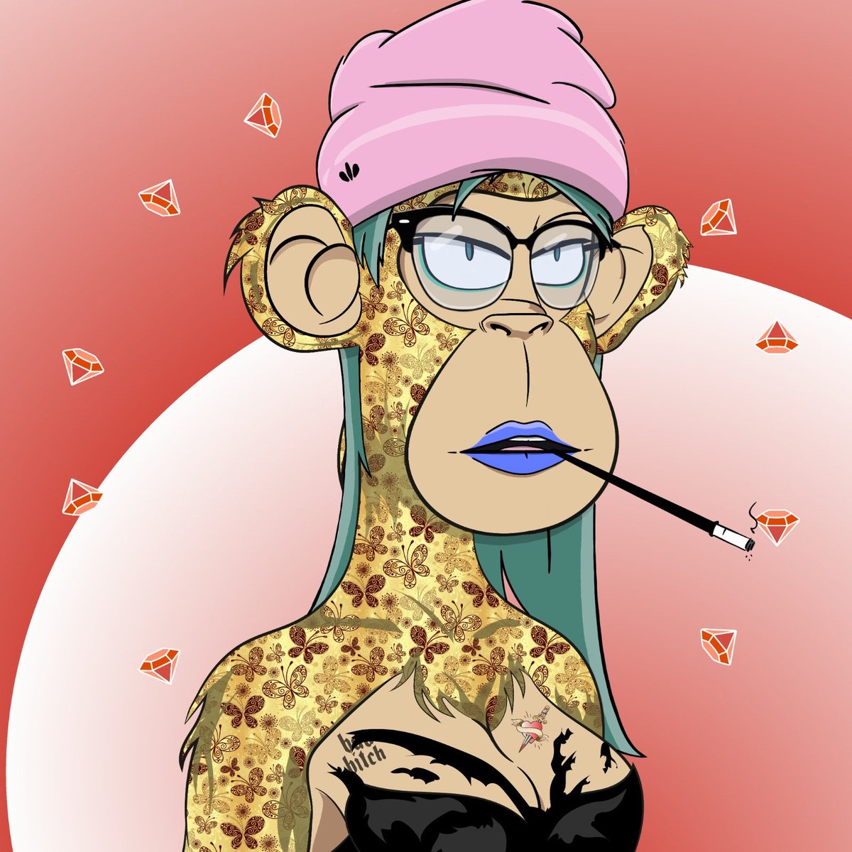 Who’s craving for a classy yet price friendly piece? 

Glam Ape Ladies will suffice your enthused for art work collections which you’ll never regret. 
Follow <a href="/glamapeladies/">GALs</a> <a href="/KeniaRutishaus1/">Kamy #WAGMI #GALs</a> for more updates about the launching which will happen soon.

#GALs