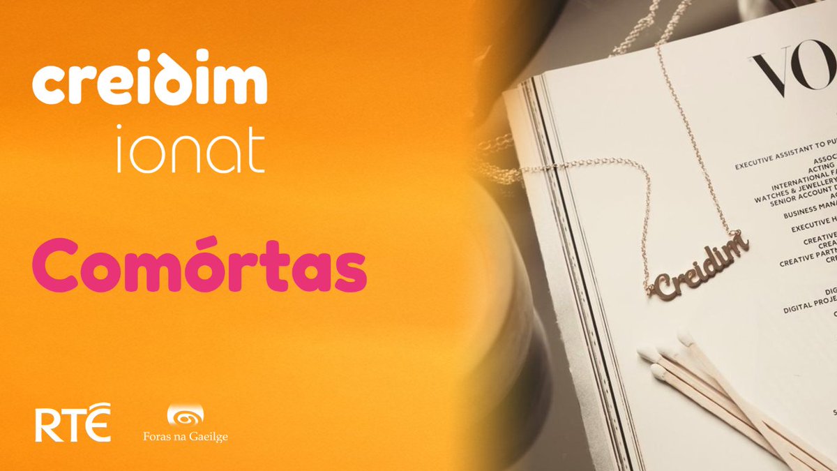 ✨COMÓRTAS✨

Interested in learning Irish? Pick a partner &amp; agree a goal

Win 2 of these stunning 'Creidim' <a href="/BettyandBiddy/">BettyandBiddy</a> necklaces, 1 for you &amp; 1 for your mentor/mentee

To enter:
Follow <a href="/rte/">RTÉ</a> &amp; <a href="/ForasnaGaeilge/">Foras na Gaeilge</a>
RT with #CreidimIonat &amp; tell us your Irish language learning goal