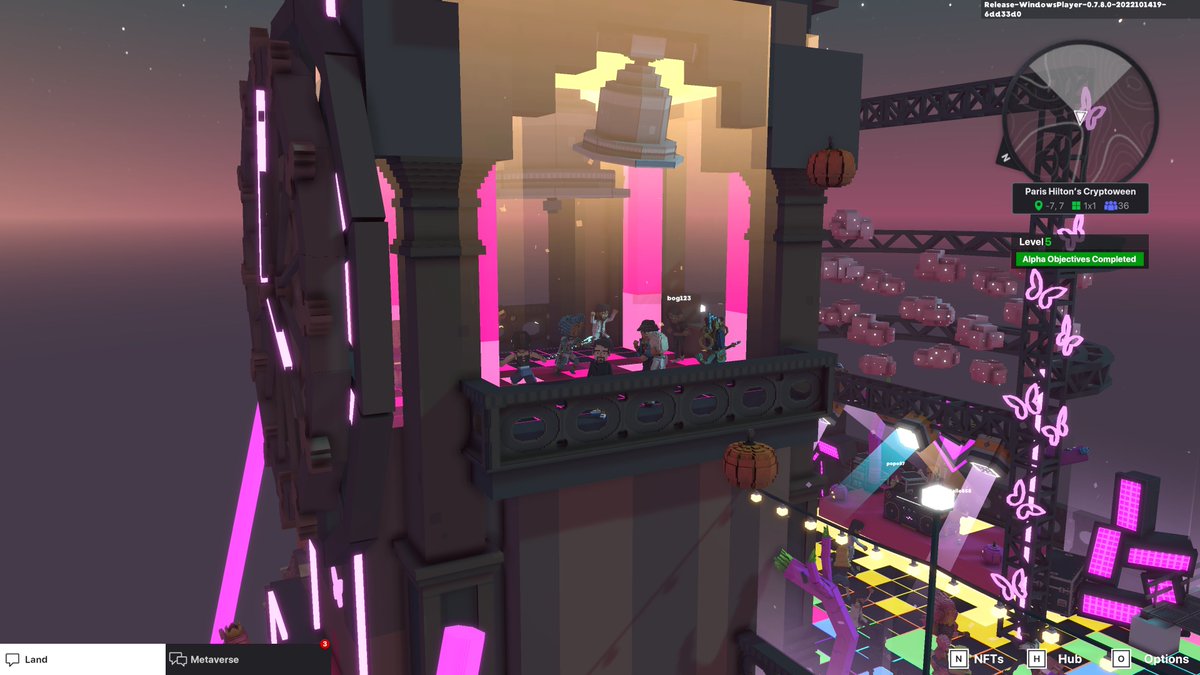 cachyyoni's tweet photo. @TheSandboxGame I just participated in the Paris Hilton  #Cryptoween Event. Dancing in the Clock Tower check out my screenshot below!
🎃👇 https://t.co/UwK1ZM5lVN