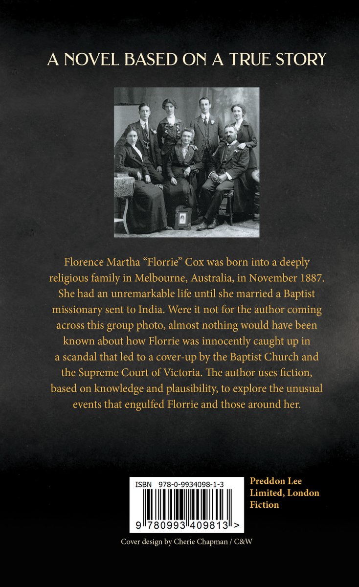 ian_richmed's tweet photo. #book "Florrie - A Life Unexpected" A novel based on an extraordinary true story of scandal and church cover-up. Now available through Amazon and bookshops. Paperback and #Kindle ebook: https://t.co/1gLzNRLVOj