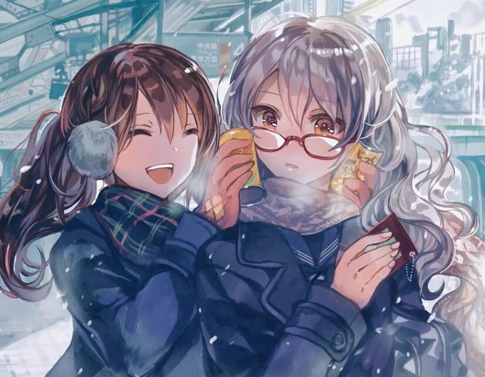 寒い時の駅のコーンポタージュが好き。 