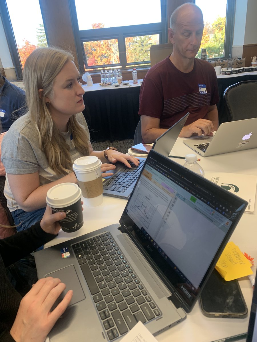 Shout out to our math teachers!  They spent this weekend at Michigan State conference learning new math strategies.  Can't wait to see how they continue to push our students! #YeahImaGriffin #BigBlueontheMove #CMPunk