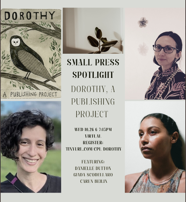 DorothyProject's tweet photo. This is tomorrow night! 6pm ET! Virtual! Free! 

Register with the Cambridge Public Library:
https://t.co/YynT8sBF0E https://t.co/xb9g4a1syW