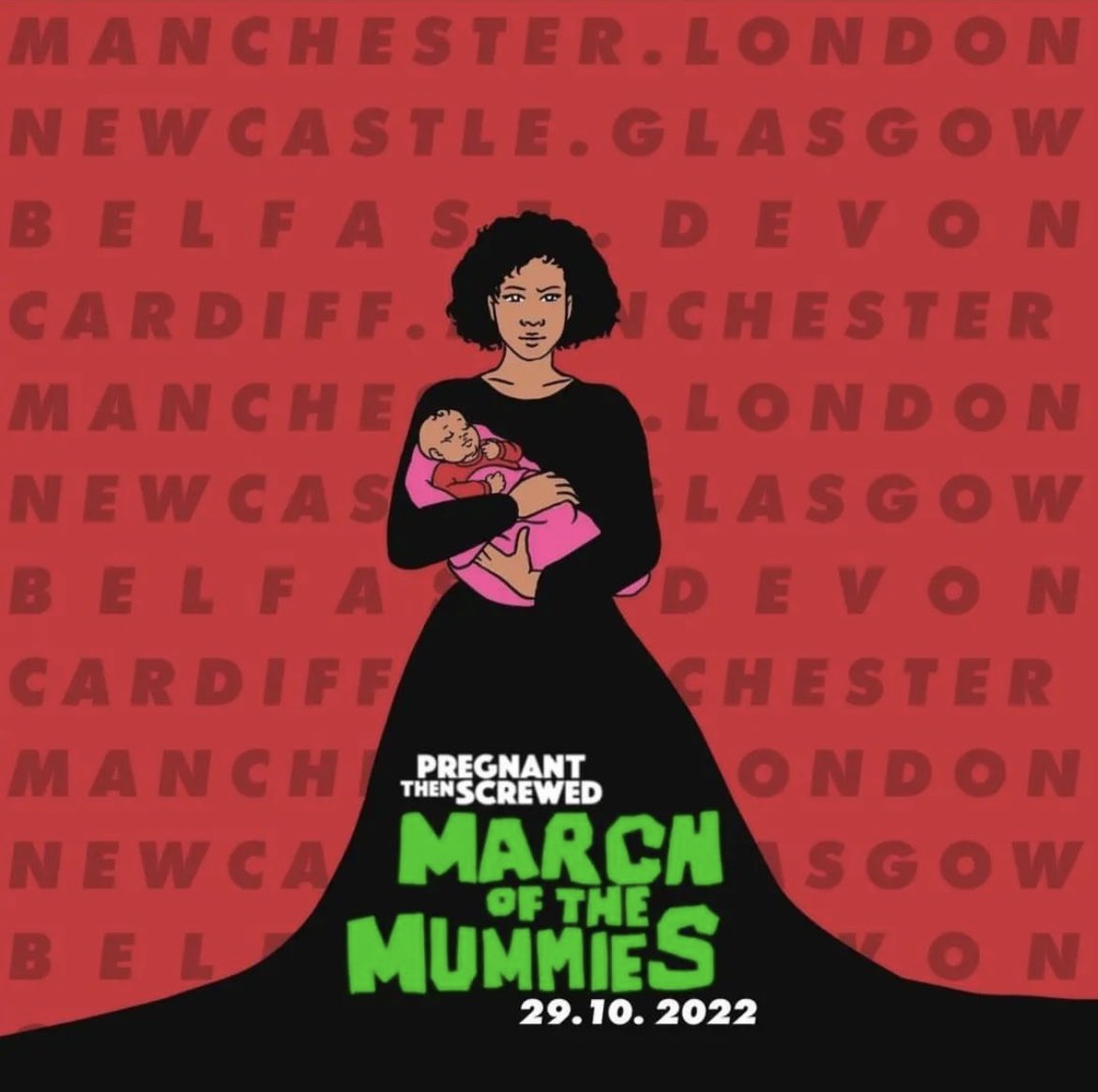 Join the @PregnantScrewed  #MarchOfTheMummies this Saturday across the UK, Ill be joining in #Bristol to campaign for more affordable childcare, flexible working  and improved paternity and maternity rights. We need to end maternity discrimination and poor childcare provision.