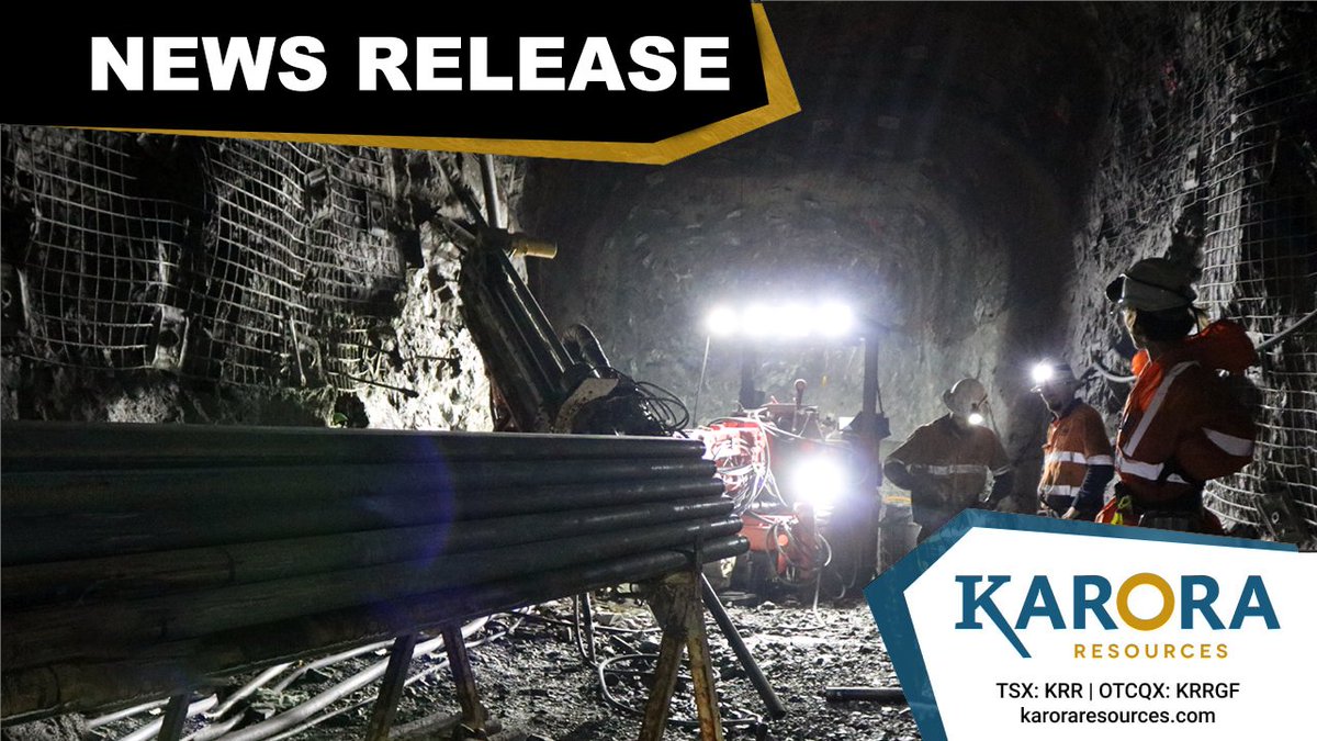 WestgoldRes's tweet photo. Karora Resources Drills 12.0 G/T Over 17.0 Metres In New Mason Zone And Extends Western Flanks Mineralization To 250 Metres Below Current Mineral Resource
https://t.co/eLvp5qBx8l
TSX: KRR | OTCQX: KRRGF
#newsupdate #newsrelease #gold #mining #preciousmetals #productions #drilling https://t.co/xflvr35uL4