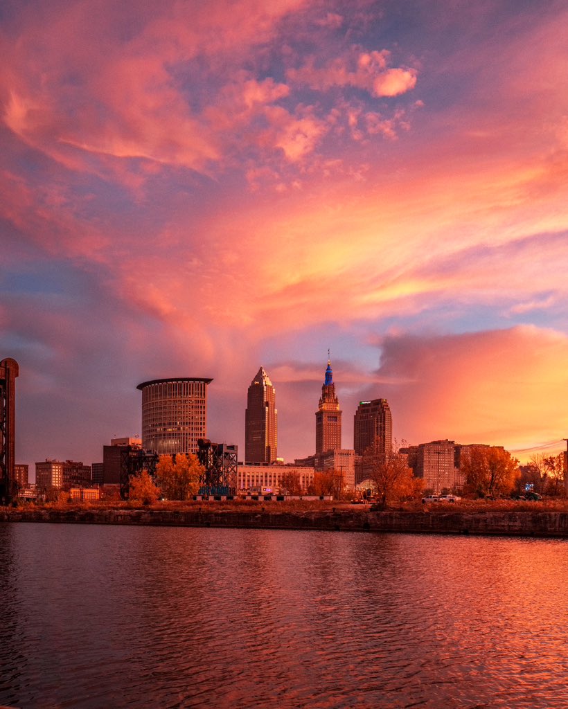 Today’s Sunrise over Cleveland, OH