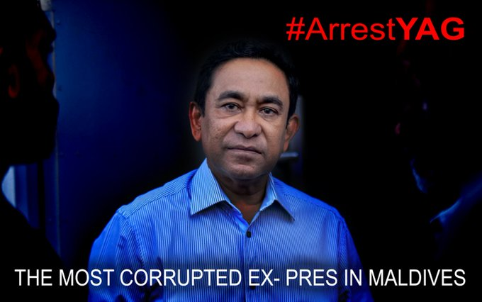 FaathunMDP's tweet photo. Hurihaa ves massala akee mi meehaa minivan kanmathee ulhun.]
#ArrestYAG https://t.co/cbk2f80Fqm