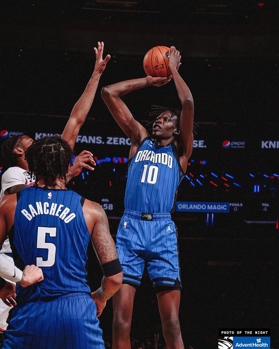 Orlando Magic - Bol Bol tonight: 19 PTS* 5 REB 4 BLK 8-10 FG 20 MIN off the  bench *19 PTS marked a career high