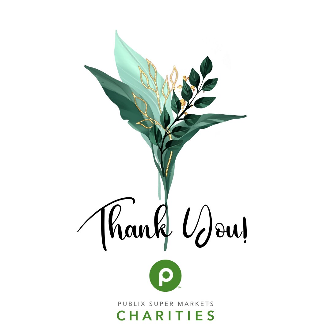 Thank You Publix Super Markets Charities for supporting our Breaking Bread Breaking Barriers Program.  Your continued support to feeding those in need is greatly appreciated! #PublixCharities #ThankfulTuesday