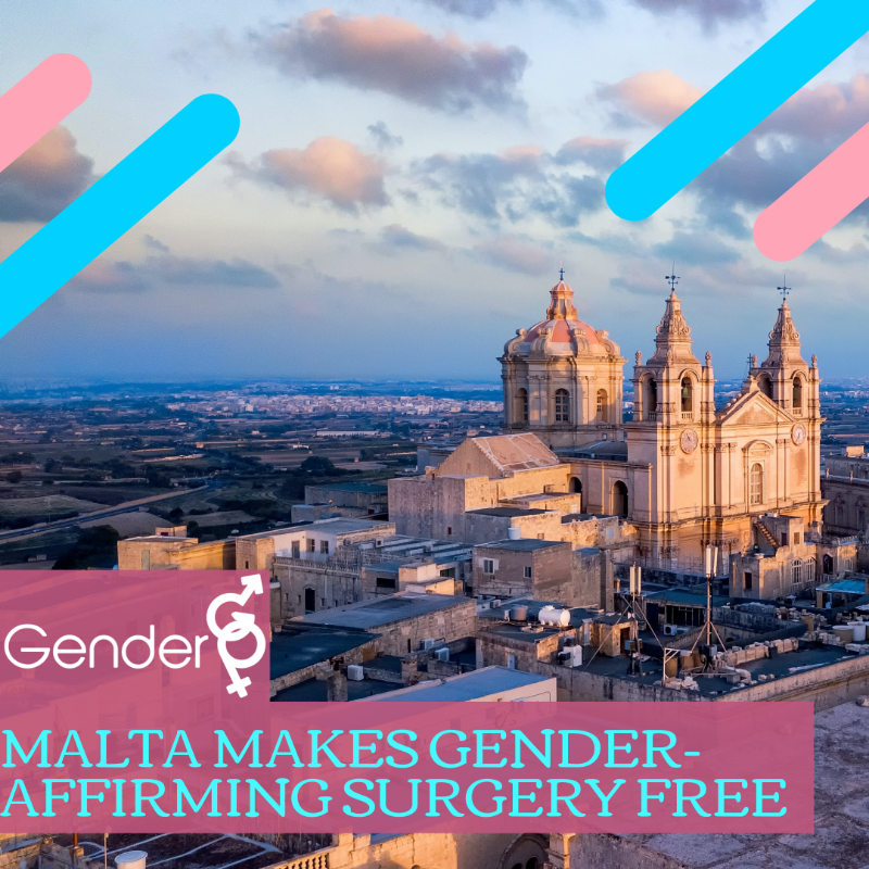 GenderGP's tweet photo. Malta has made the monumental move to make gender-affirming surgeries free to all of its inhabitants 🎉