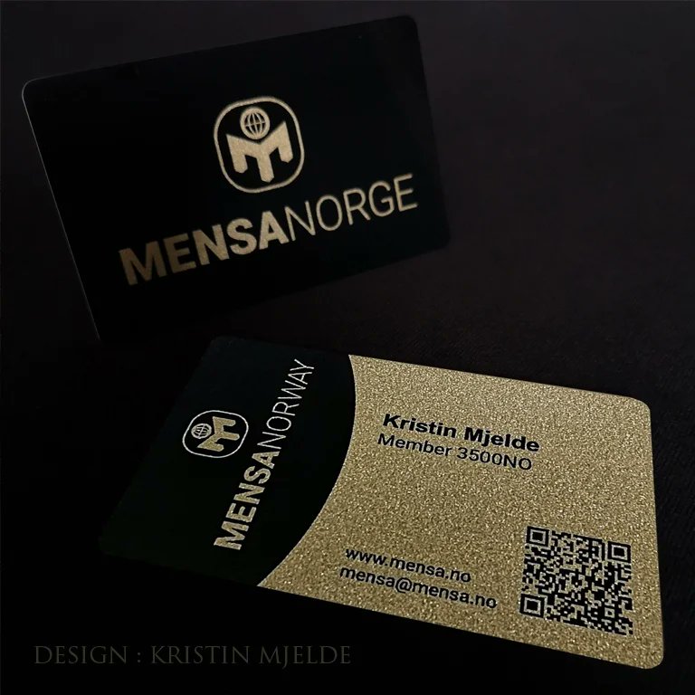 KriMje's tweet photo. I've designed new membership cards for #mensanorge.
#membercard #membercarddesign #membershipcard #grafiskdesign #graphicdesign #design #mensa #mensanorge #mensainternational https://t.co/M9z6Qe47Ra