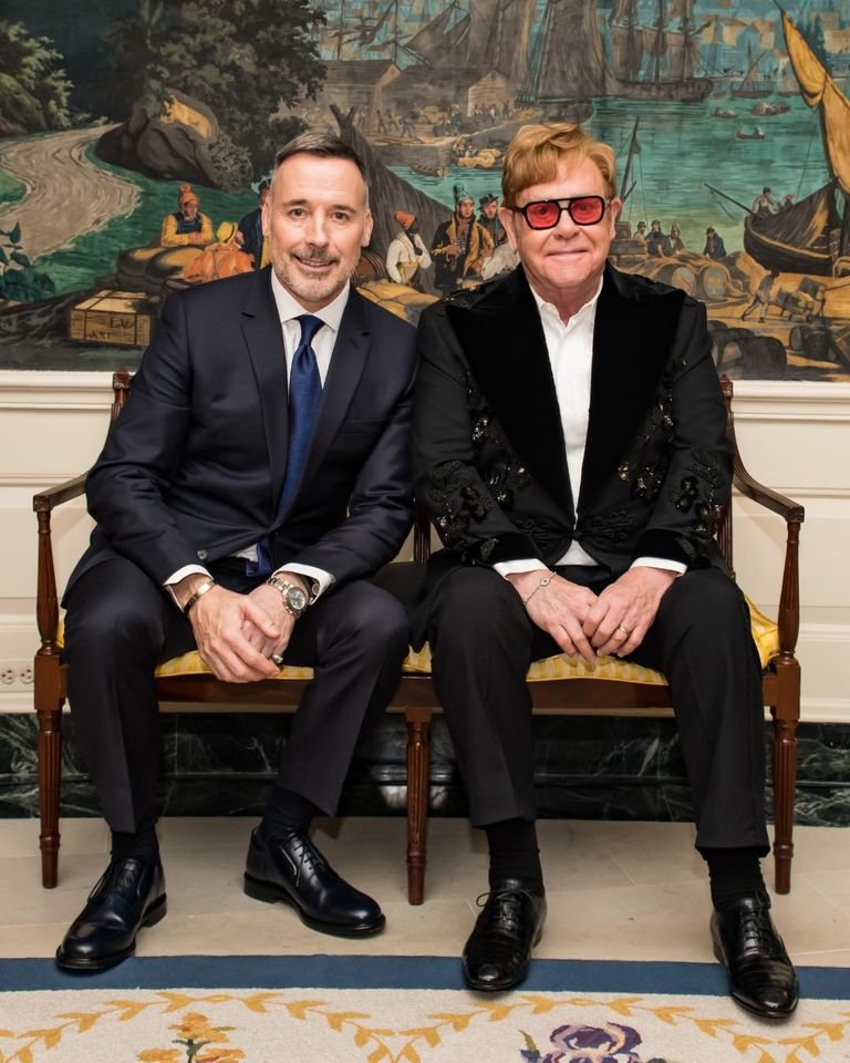 Happy 60th Birthday to my husband, soul mate and brilliant manager.  I could not love you more   David Furnish 