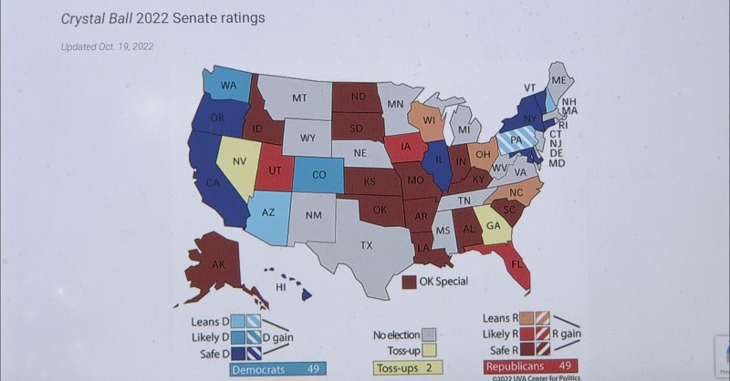 CSPANClassroom's tweet photo. The #midterm elections are just two weeks away!

Learn about "October surprises," the impact of early voting, and the key #Campaign22 races to watch with this clip of @Center4Politics' @LarrySabato: https://t.co/wVP68fVK2G.

#SSChat #EdChat #GovChat #APGov #Vote