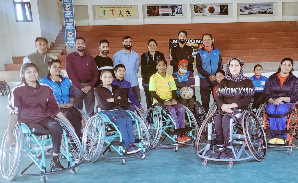 Ishrat_Akther's tweet photo. Indian women's wheelchair basketball team..! @WeAreTeamIndia 

@Tiny_Dhillon @nitishwarKumar @OfficeOfLGJandK @nuzhatjehangir @DrSyedSehrish @SyedAbidShah @bhatray @FazLulhaseeb @xeeshan_KAS @NBAIndia @_IWBF https://t.co/MZm3rT3Qlt