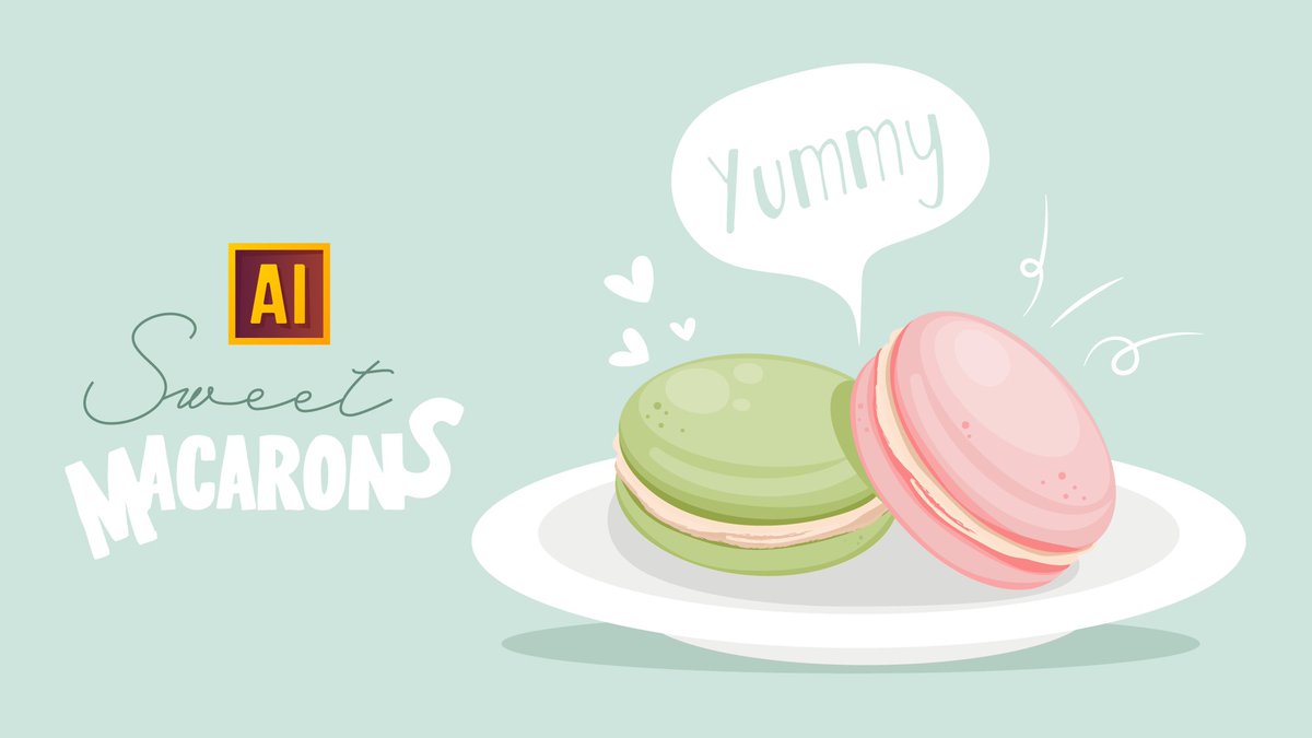 EBaryshkina's tweet photo. NEW DELICIOUS TUTORIAL!!!

We had breakfast and lunch, and now it's time for dessert!
Let's draw macaroons today!

Tutorial is here: https://t.co/cfQDC7OVC4

Have a nice study :)

Elena) https://t.co/DNgEqUDwMl