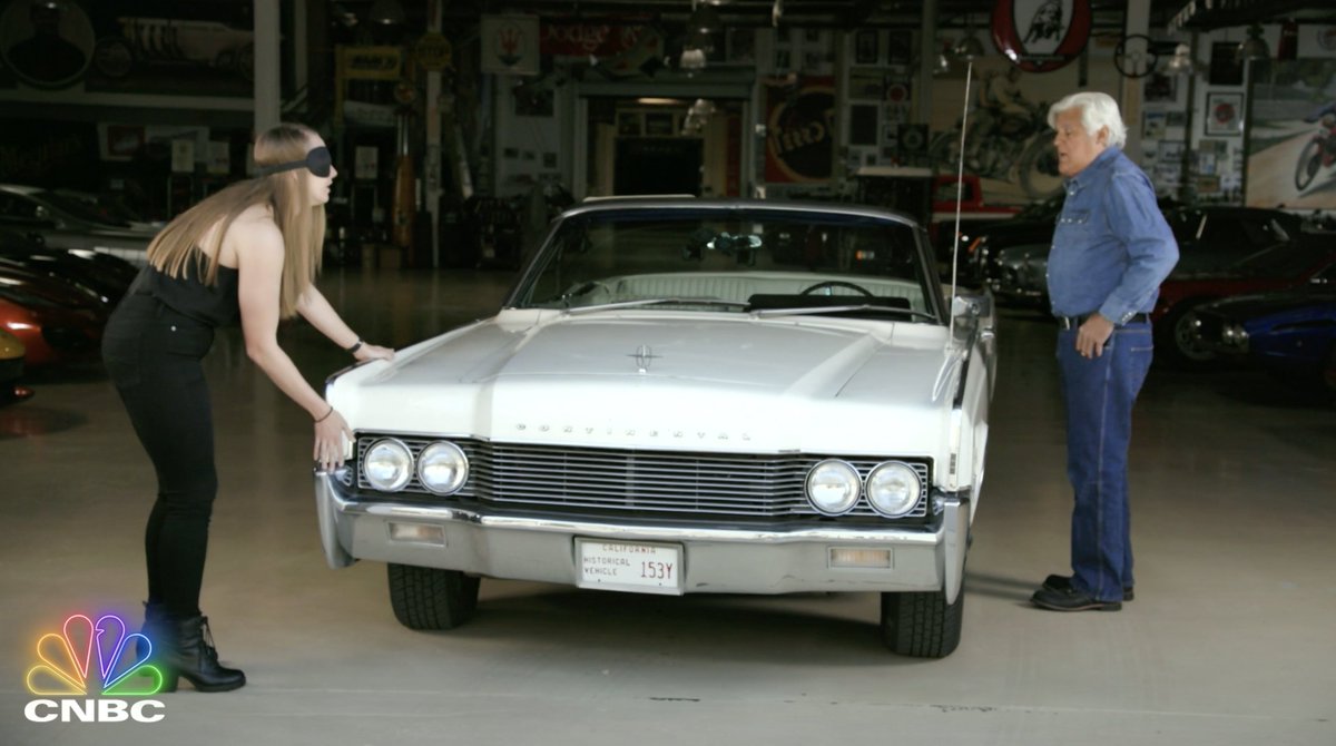 Tomorrow at 10 p.m. ET on Jay Leno's Garage: I agree to walk around a bunch cars blindfolded