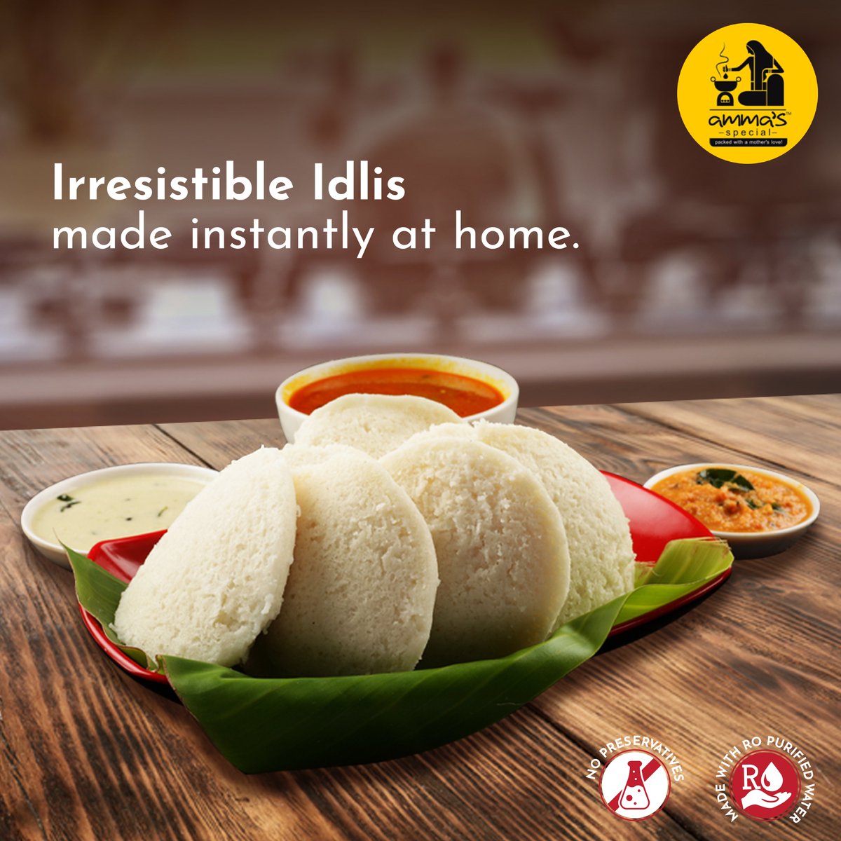 amma_special's tweet photo. What’s white, round, soft, and fills the heart with loving warmth just the way it fills our stomach?
It’s the delicious idlis made with Amma’s Special batter.
It’s just like cooking when you’ve got #AmmaByYourSide
#AmmaSpecial #ReadyToCook #Food #ReadyToEat #Idli #Dosa https://t.co/06dlsRKxj0