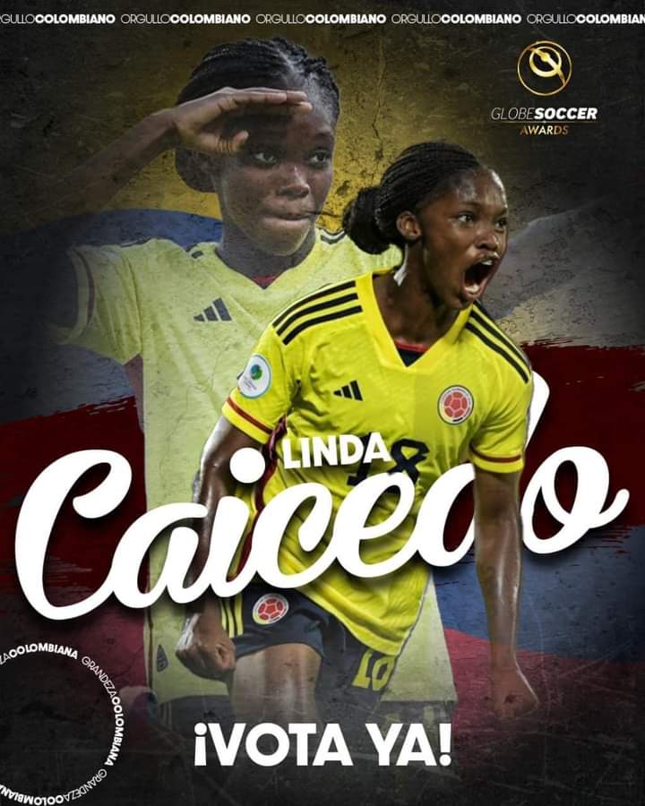 La Colombiana  Linda Caicedo, ha sido nominada a los premios Globe Soccer de Dubai como la mejor jugadora del año.

👉🏾💻 Link para votar: bit.ly/3CNSot2

Apoyemos a la "amateur" como la mejor jugadora 💪💪💪💪💪