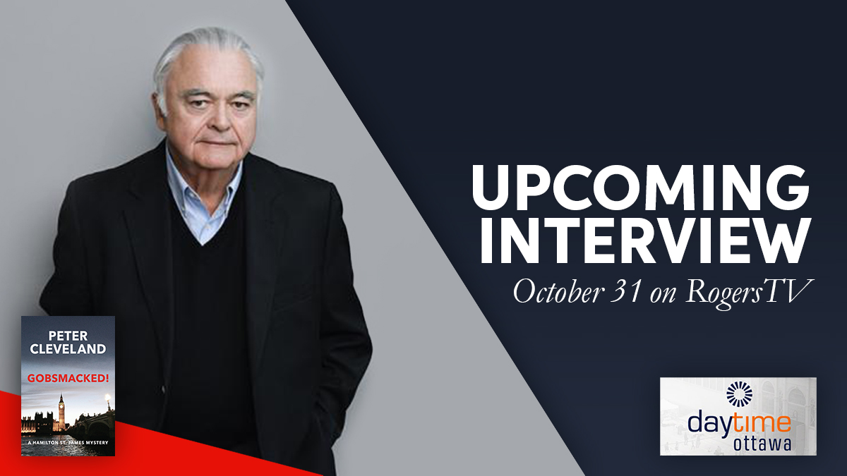 I'm excited to share that I'll be appearing on Daytime Ottawa on Monday, October 31st to talk about Gobsmacked! My segment will be on during the 2pm hour, and then showing again at 6PM and 11PM.

You can find Daytime Ottawa on Rogers TV, channel 22.