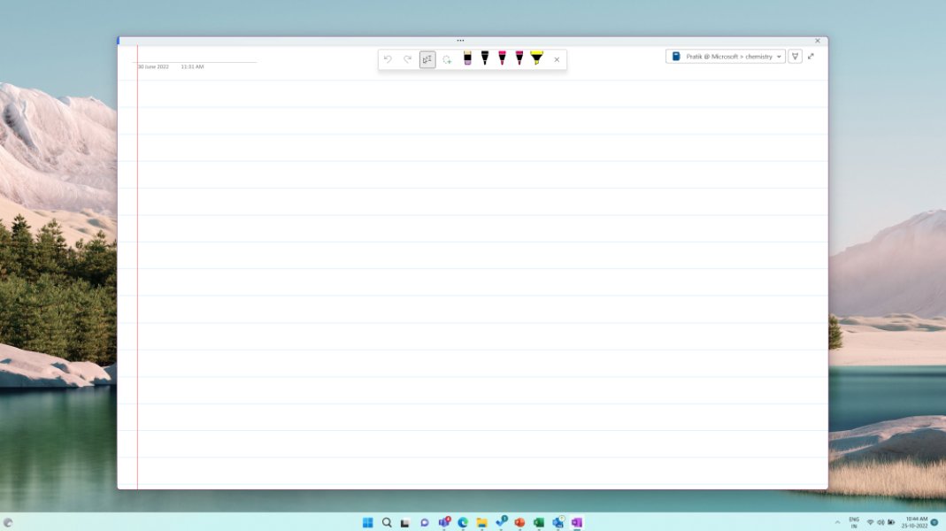 NEW! The Pen Focused View in #OneNote Desktop let you to use your pen without any distractions. The view comes with a Pen toolbar that includes all your favorite customized pen tools. Rolling out to Office Insiders 🚀

👉 insider.office.com/en-us/blog/pen…

#edtech #MIEExpert #MicrosoftEDU
