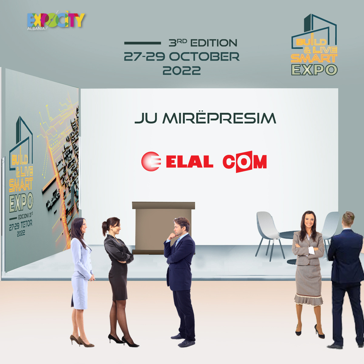 ExpocityAlbania's tweet photo. Ju prezantojmë me disa nga ekspozuesit në 🏙️BUILD &amp; LIVE SMART EXPO 2022!

Ju mirëpresim në datat 27-28-29 Tetor në ExpoCity Albania.
.
.
.
.
.
#smartcity #greencity #smart #innovation #city #construction #architecture #design #building #interiordesign #renovation #engineering https://t.co/iK3RfnMoCm