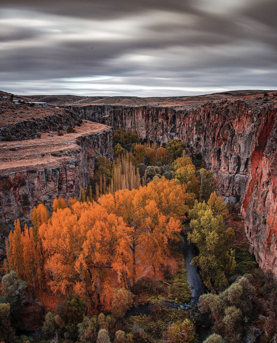 📌Ihlara Vadisine sonbaharla gelen hüzün.