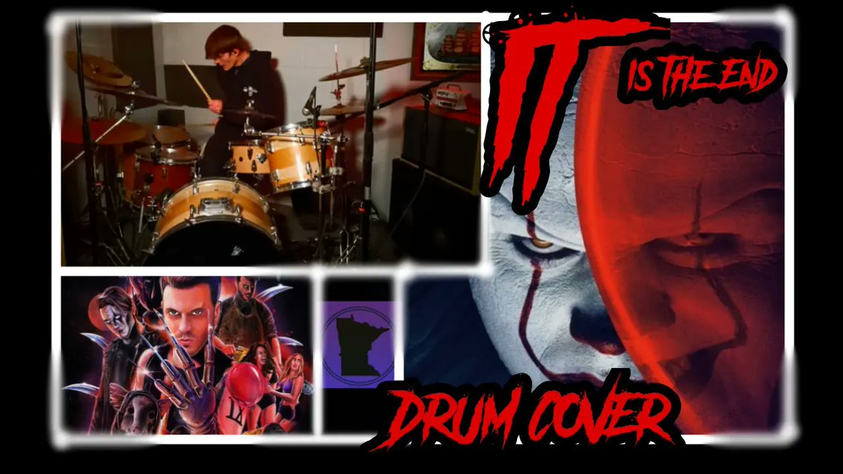 MN_DRUMMERYT's tweet photo. HALLOWEEN COVER OUT NOW 🎃🤘
-
"IT is the End"- @ICENINEKILLS 
-
https://t.co/lIIzIS7rXb https://t.co/GmeAy29z4X