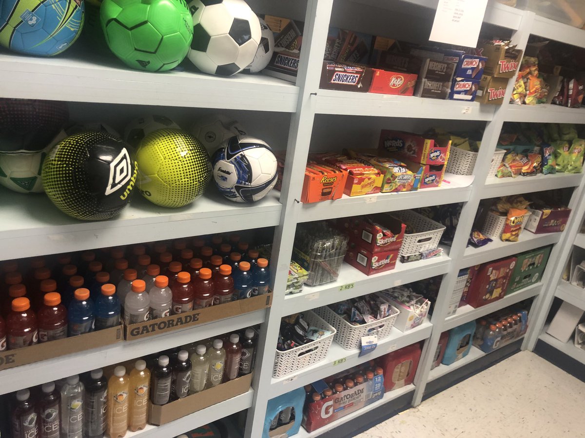 Students were able to use their <a href="/whyliveschool/">LiveSchool</a> points today in the Knight Buck store. Big thanks to our community partners for stocking all of the treats! <a href="/JRAutomation/">JR Automation</a> <a href="/MHIUSA/">MHI,Inc.</a> and Allen Printing. @CommAchieves #BU31