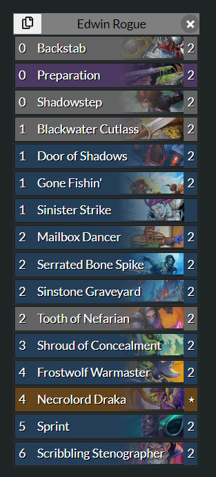 lasagne_hs's tweet photo. Super late post for the deck i made (or atleast the standard version of it since hijo did basically all the actual deck building for the wild version and i just replaced the 8 wild cards with stuff people already played in gnoll miracle) (stats for today) https://t.co/h5Bffq2hRr