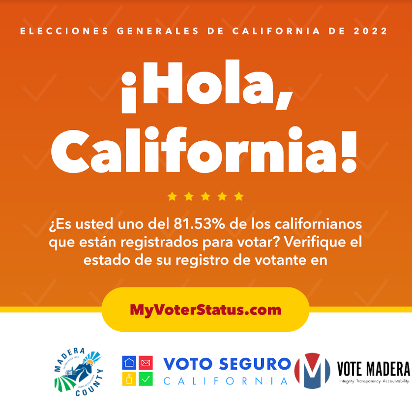 MaderaElections's tweet photo. To vote, you must be: a US citizen, CA resident, 18+ years old on Election Day, not currently serving a prison term, and not currently found mentally incompetent to vote by a court. Check your eligibility and register to vote at https://t.co/foD0Hednkm https://t.co/KNvGpVmwcR